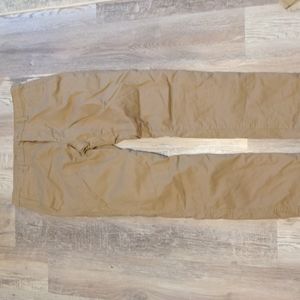 Men's fleece lined khakis